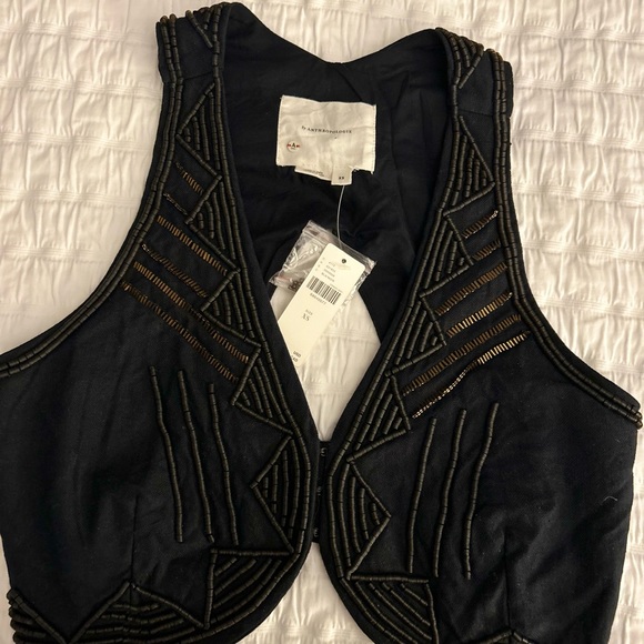 OB by Anthropologie Novelty Beaded Vest - Picture 4 of 9